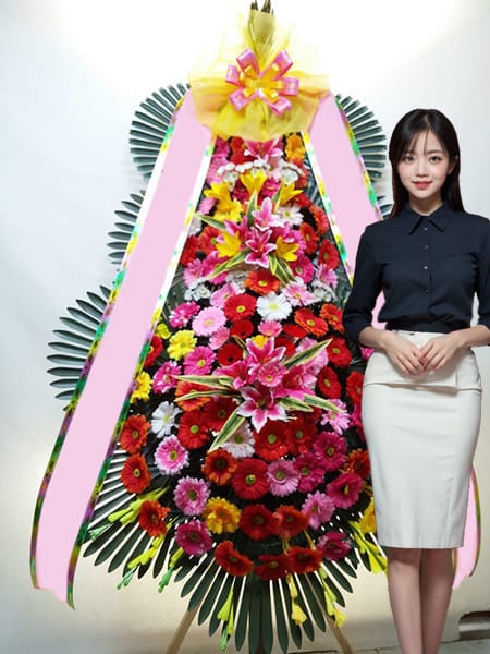 엘블레스 3단화환 고급형